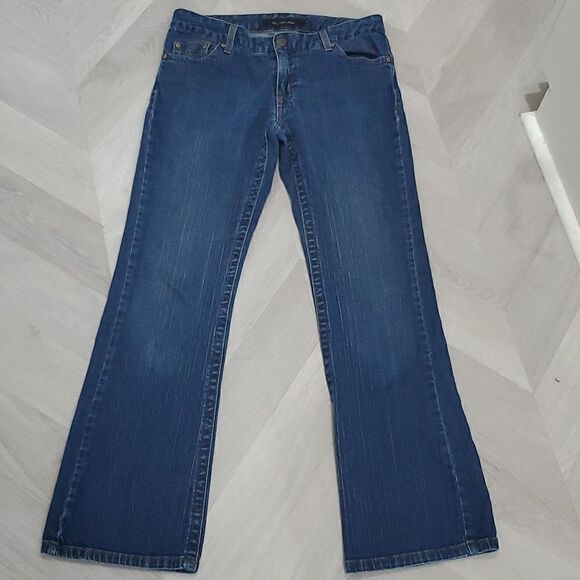 Calvin Klein womans low rise, Flare Denim Jeans,  Size 6 - Picture 1 of 6